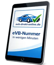 eVB-Nummer Guide auf dem iPad
